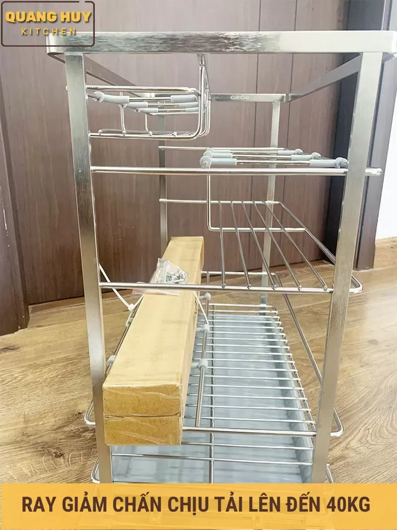 Khả năng chịu tải trọng lớn của kệ để gia vị inox