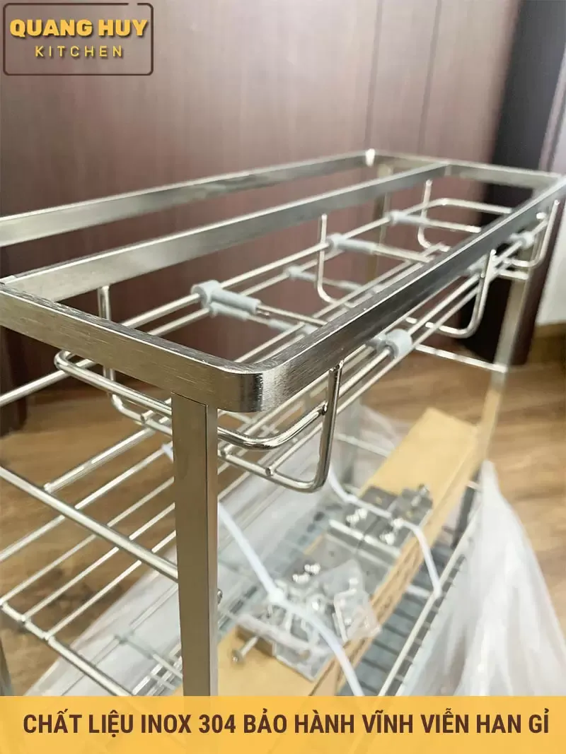 Sơ đồ cấu tạo chi tiết của kệ gia vị inox 304