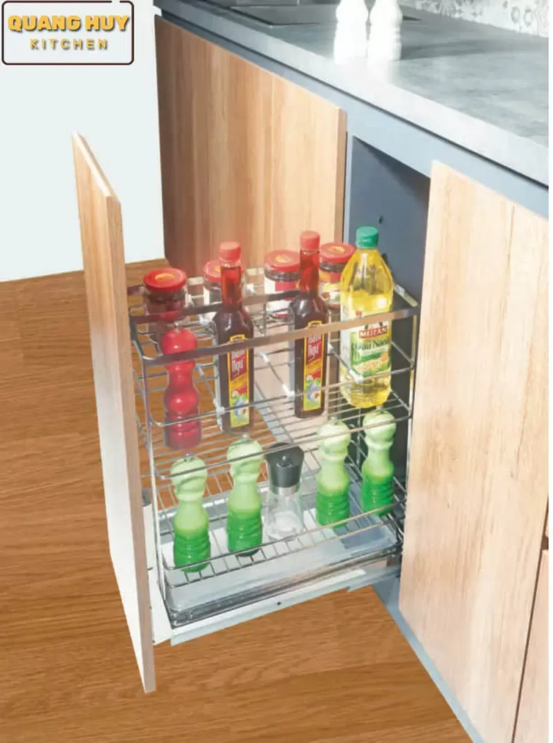 Minh họa hình thức gắn cánh cho hệ tủ kéo hiện đại