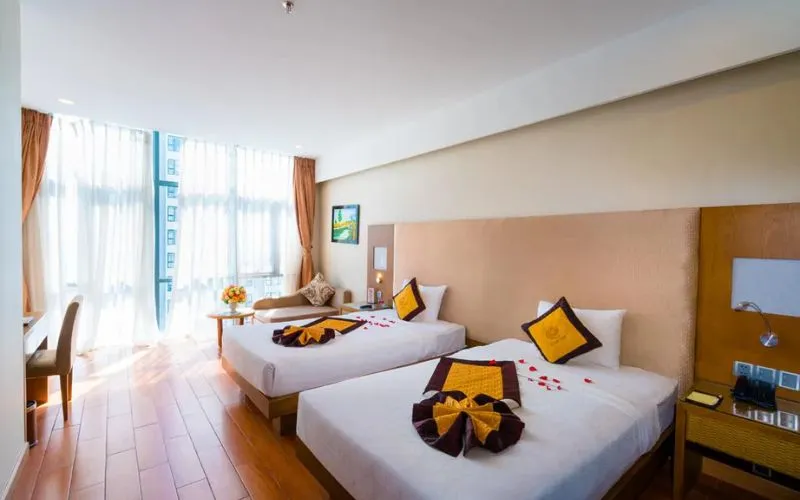 Phòng Deluxe với ban công hướng biển