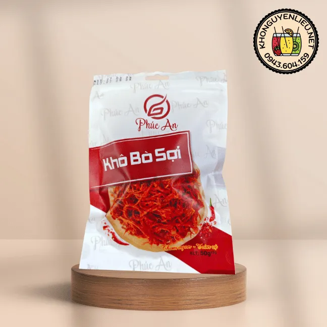 KHÔ BÒ SỢI PHÚC AN 50G