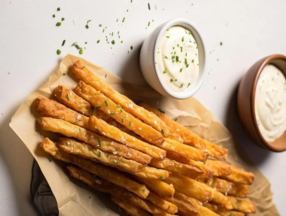 Khoai tây sợi chiên giòn tan chuẩn vị nhà hàng Korea House.