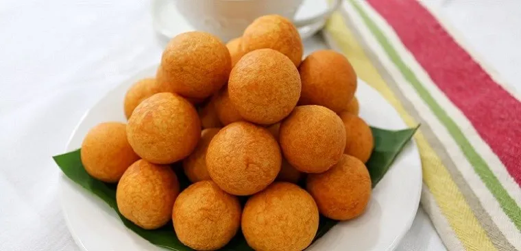 khoai lang chiên phồng