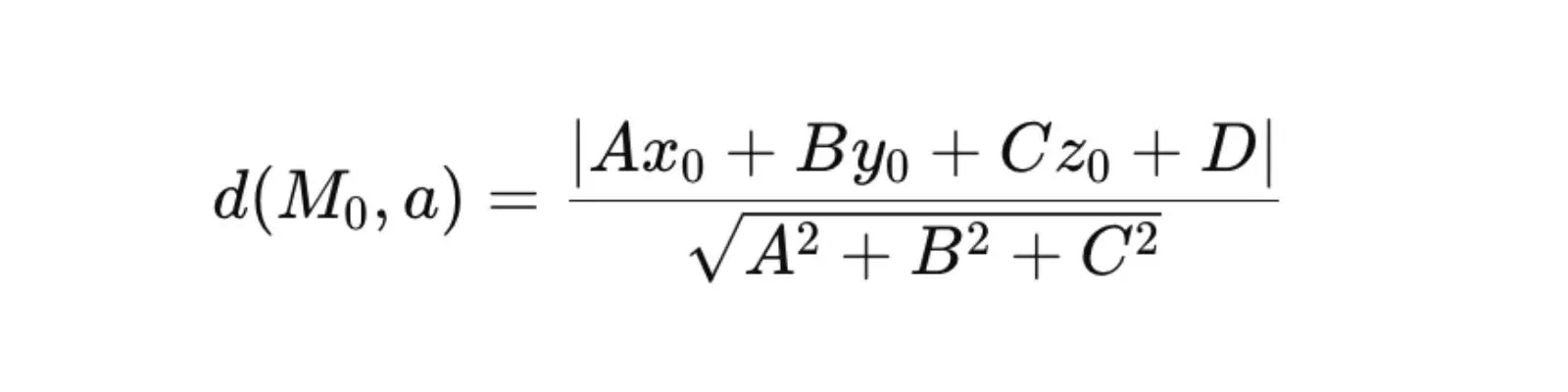 Cách tính khoảng cách từ một điểm đến mặt phẳng