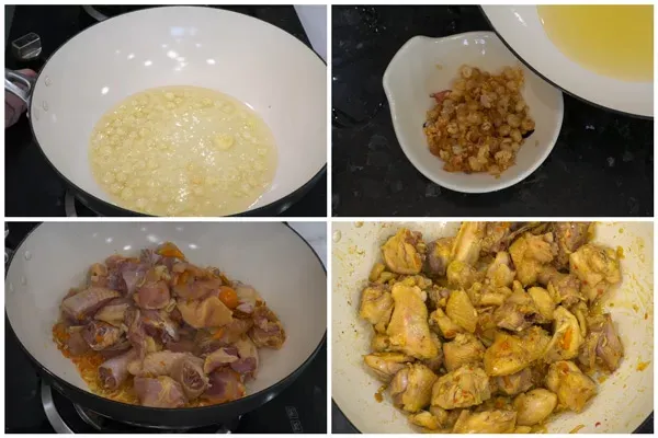 Khử nén để ăn cùng mì gà quảng