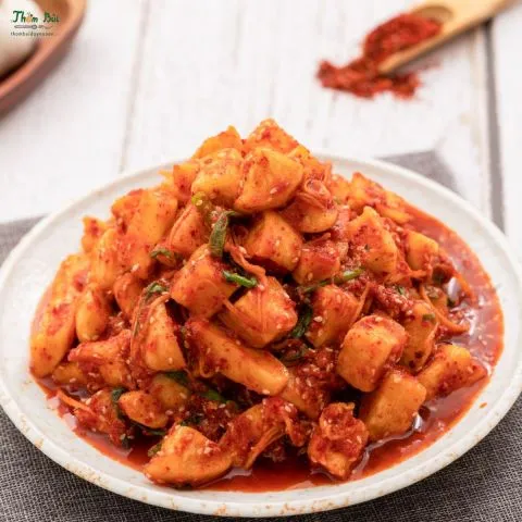 Học nấu kim chi củ cải giòn ngọt