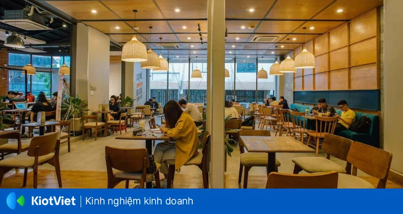 Không gian nội thất chuẩn Hàn khi thuê mặt bằng kinh doanh nhà hàng