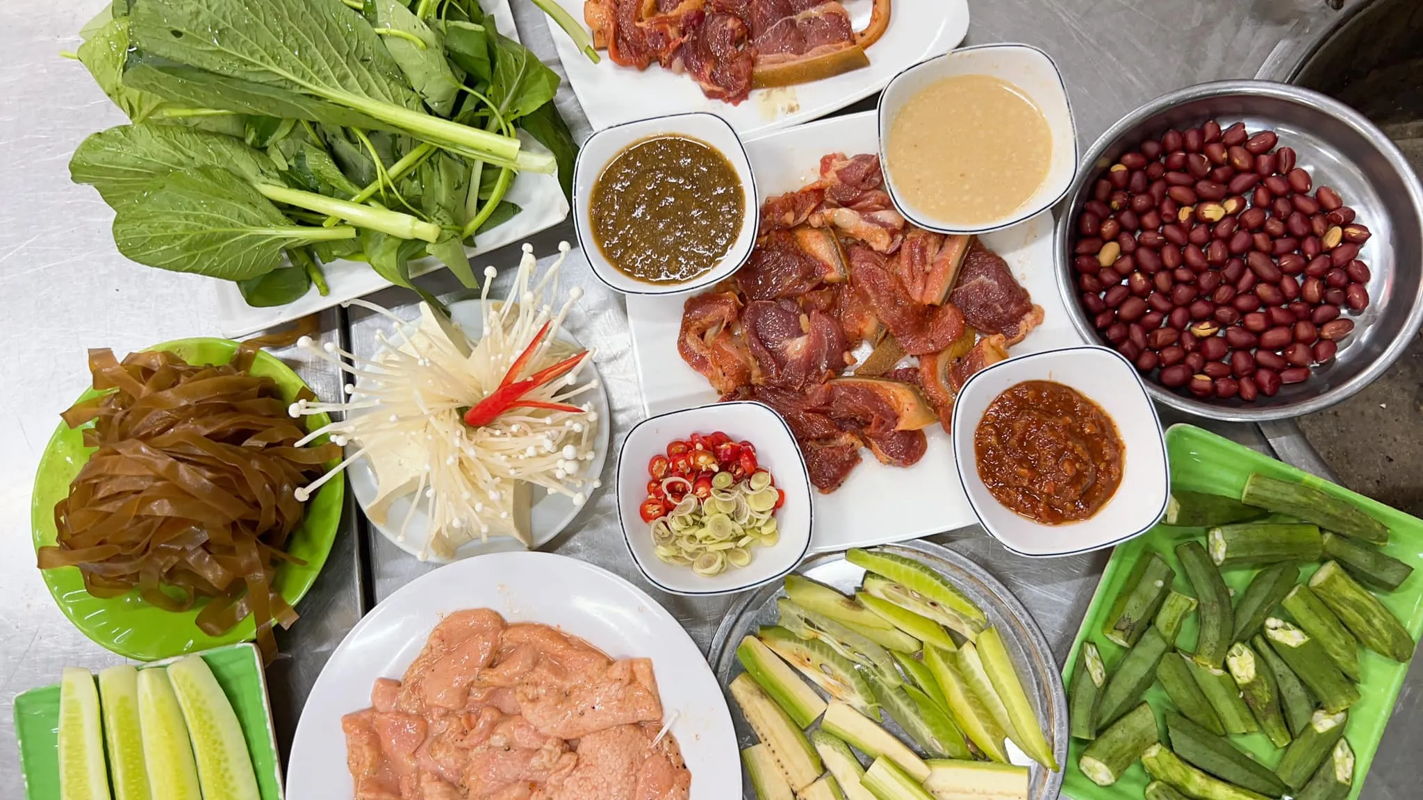 Các món dê khác tại quán cũng ngon tuyệt