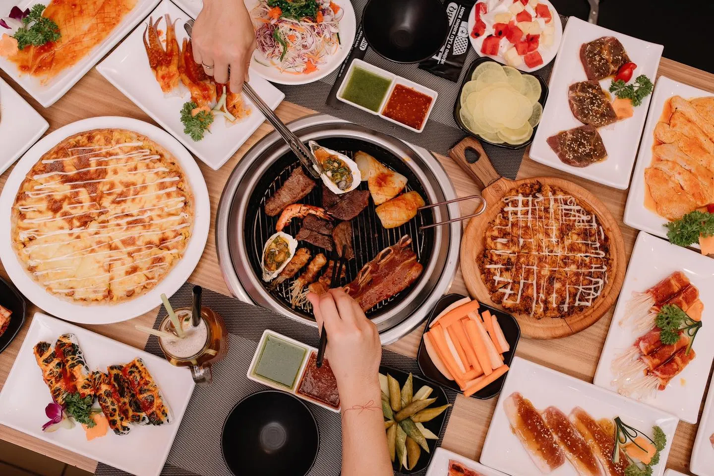 Nướng thỏa thích với nguyên liệu tươi ngon