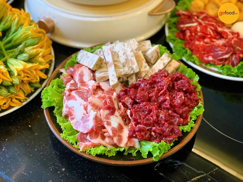 Thịt bắp bò hoa cắt thái mỏng đạt chuẩn để nhúng lẩu