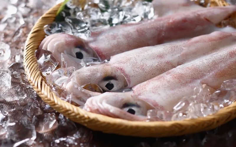 Mực tươi tạo độ giòn sần sật