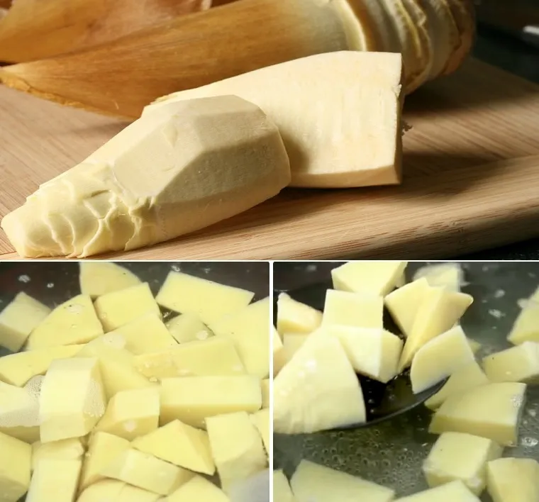 Sơ chế măng tươi đúng cách giúp món ăn không bị đắng và an toàn cho sức khỏe