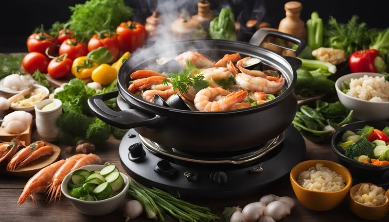 Lẩu hải sản là món ăn thơm ngon được nhiều người ưa thích cung cấp nhiều dưỡng chất cho cơ thể