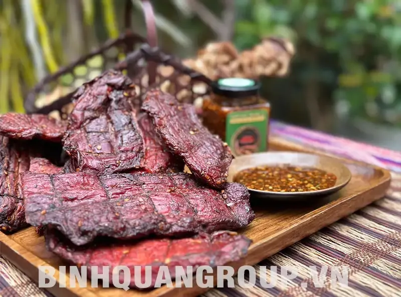 Lò sấy thịt bò