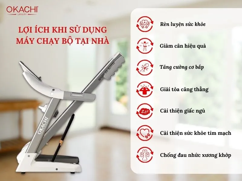 loi ich khi su dung may tap chay bo tai nha