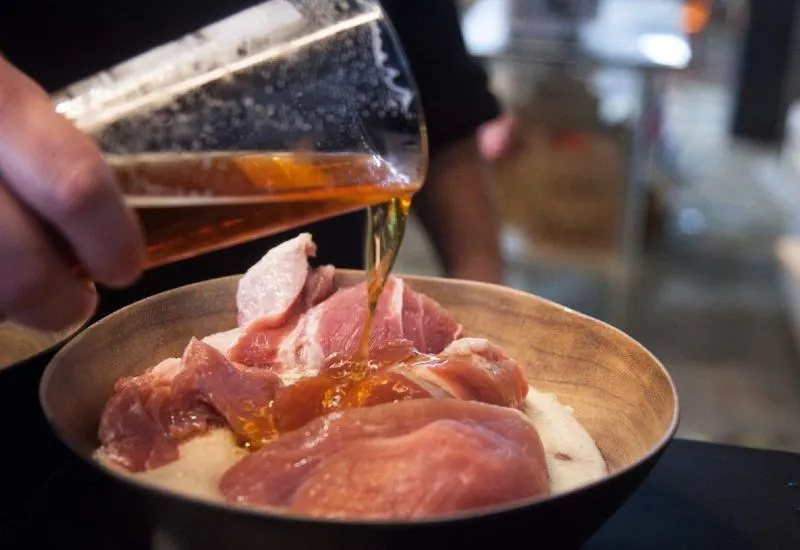 Rượu trắng khử mùi thịt bò