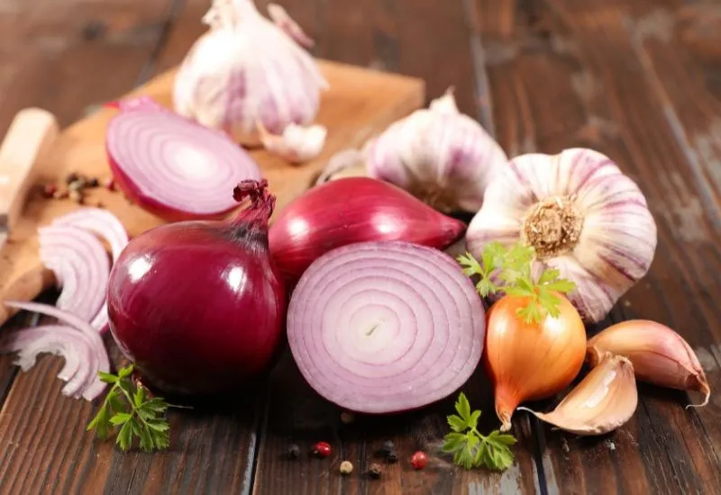 Hành tỏi khử mùi thịt bò