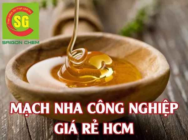 Mạch nha chuẩn vị truyền thống màu hổ phách dùng trong kỹ thuật tạo độ bóng món ăn