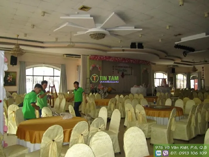 Màn vải giá rẻ Quận 11 - Nhà hàng Phong Lan