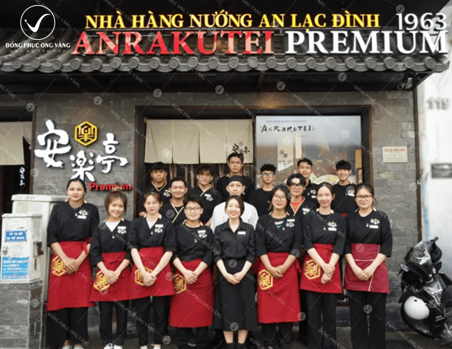 Mẫu áo đồng phục quán ăn tạo sự thống nhất