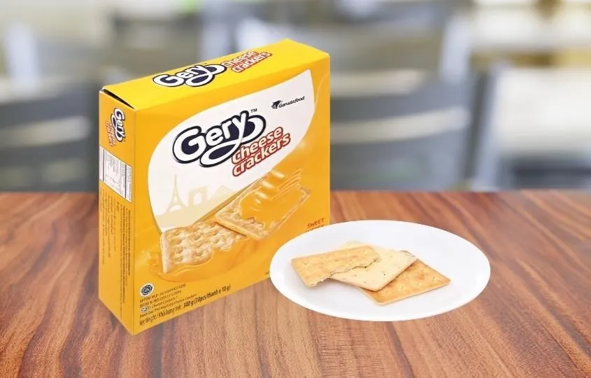 Bánh quy Gery Cheese Crackers vị phô mai 300g