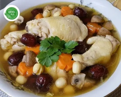 mẹo nấu gà hầm thuốc bắc