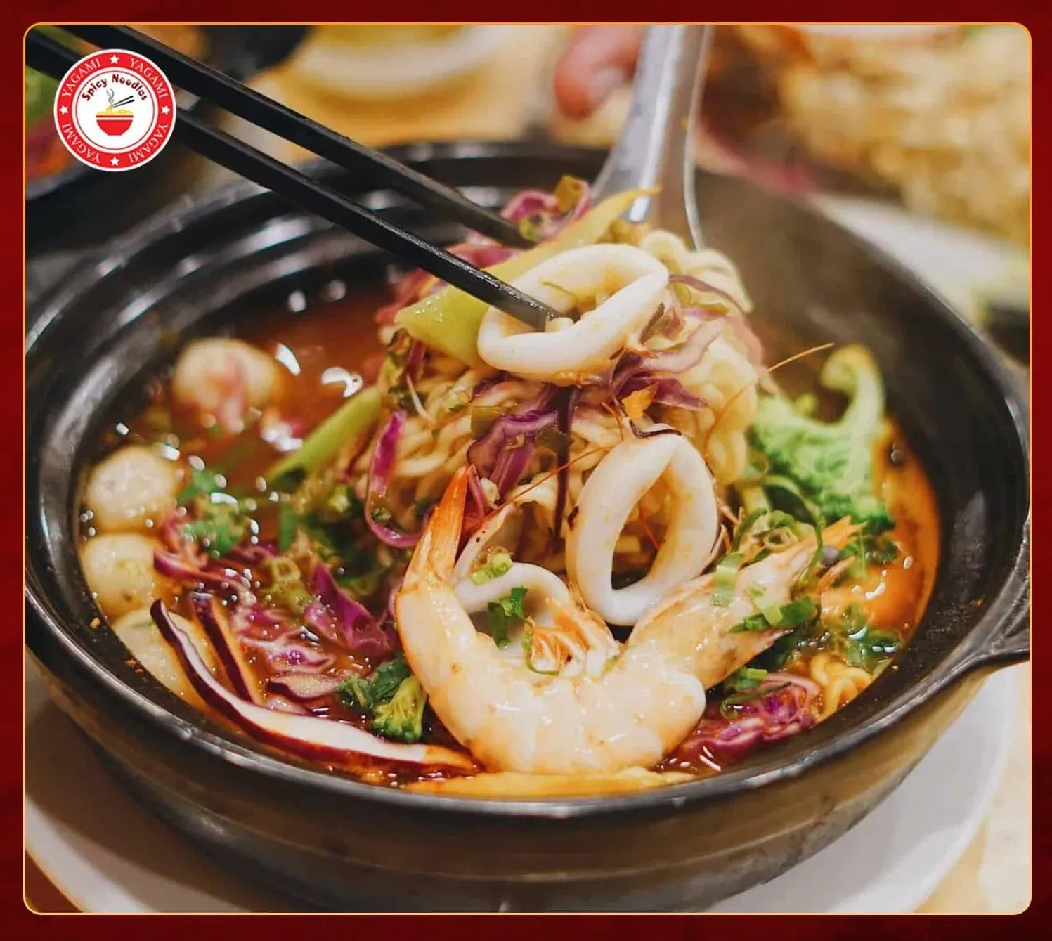 Phần ăn được trình bày chỉn chu tại Yagami