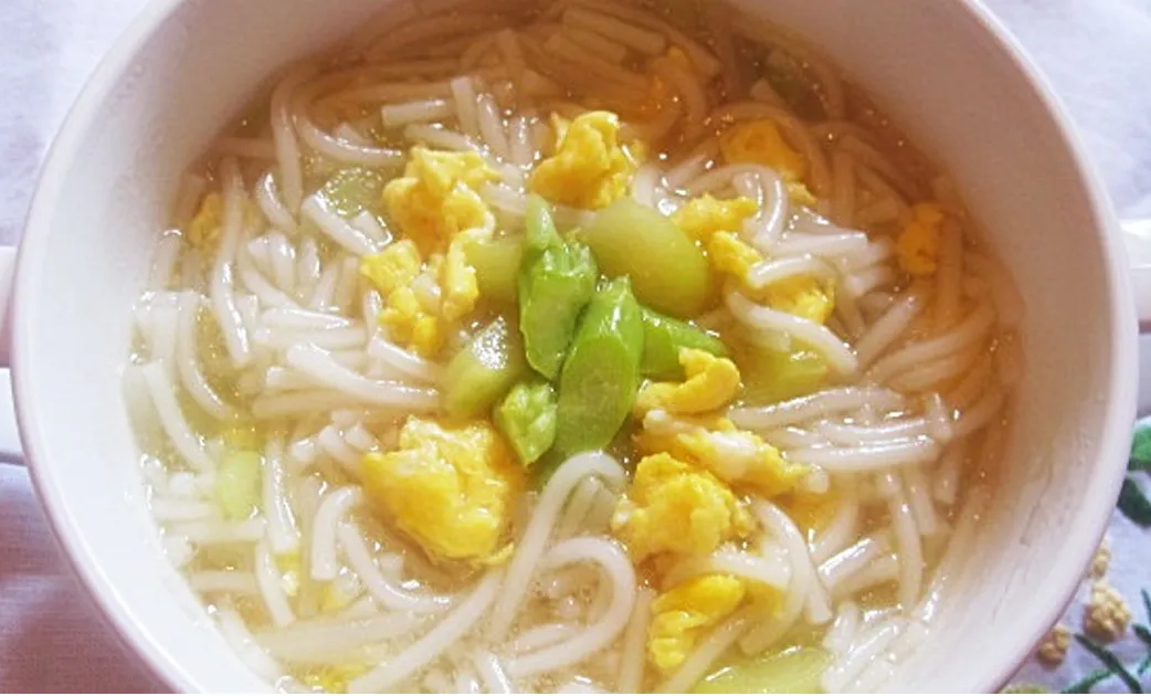 Mì somen nấu trứng đơn giản, tăng cường chất dinh dưỡng cho bé