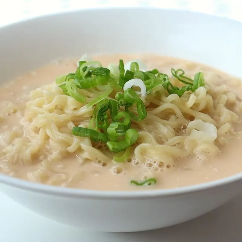 Mì trứng khuấy thơm ngon, độc đáo