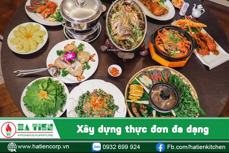 Menu đa dạng