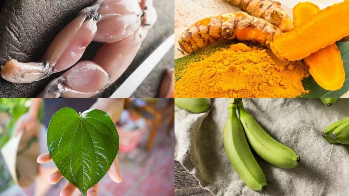 Món ếch nấu chuối xanh om đậu phụ sau khi hoàn thành