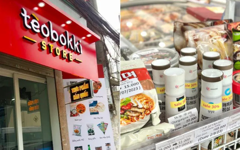 Tèobokki Store cung cấp đa dạng nguyên liệu chế biến món ăn