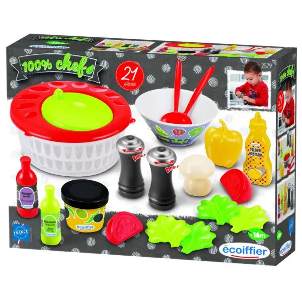 bộ nấu ăn cho bé - Bộ salad rau củ khuyến khích trẻ yêu thích các loại thực phẩm xanh