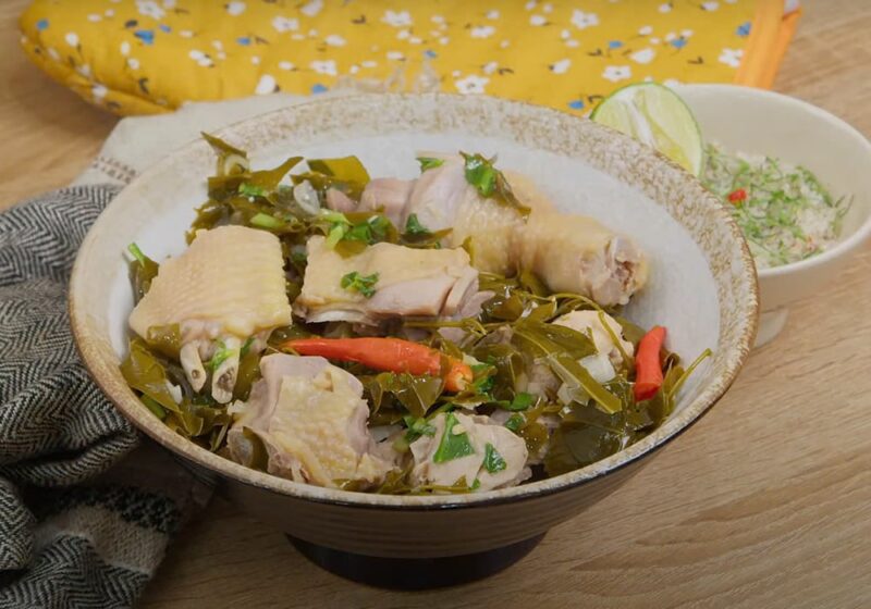 Canh ếch nấu lá giang chua thanh, thịt chắc ngọt chuẩn vị