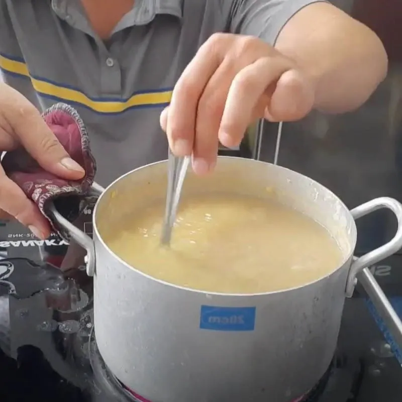 Hoàn thiện chè củ mài đậu xanh