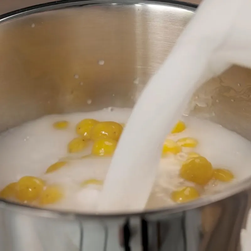 Bước 5 Nấu chè chuối Chè chuối viên