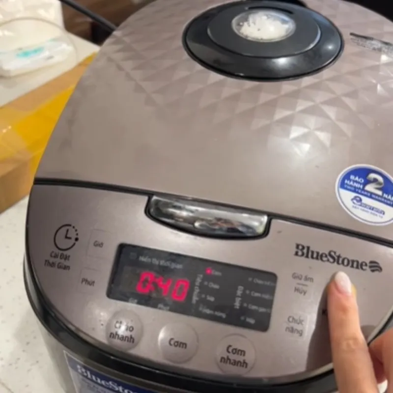 Sử dụng chế độ nấu phù hợp cho gạo lứt