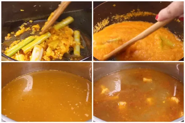 Bí quyết nấu nước dùng lẩu chay từ rau củ tự nhiên