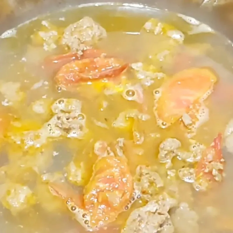 Nấu nước lẩu cua đồng Lẩu cua đồng miền Nam