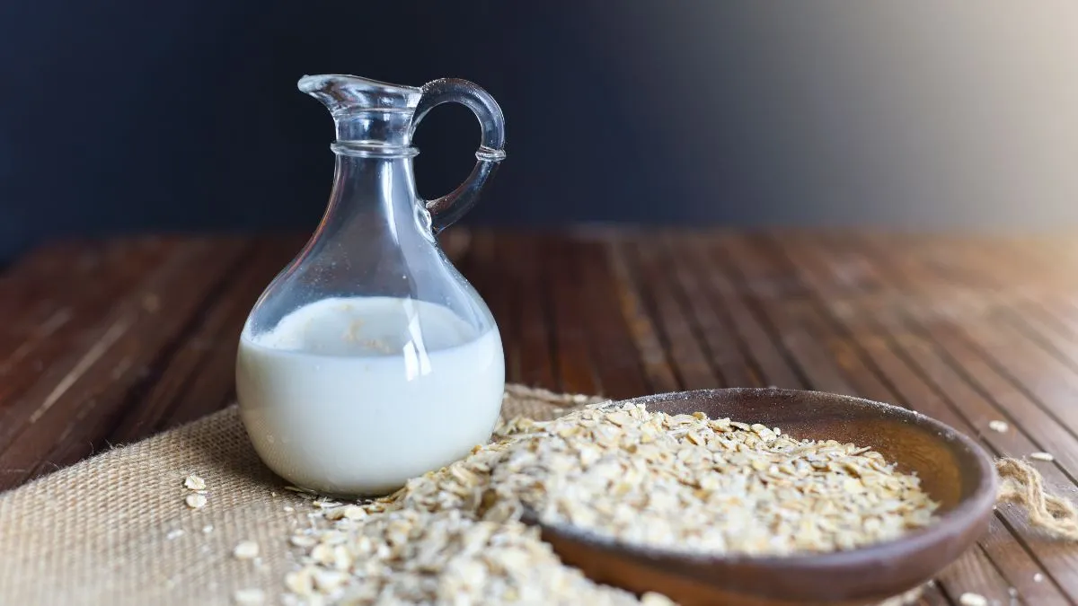 Nấu sữa yến mạch bằng máy làm sữa hạt