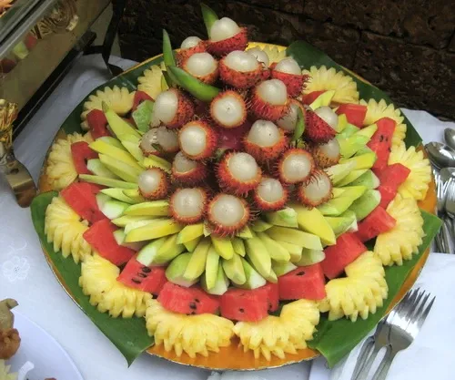 Nghệ thuật bày rau củ