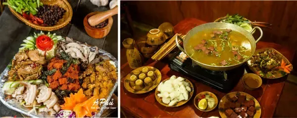 Món ăn tại A Phủ