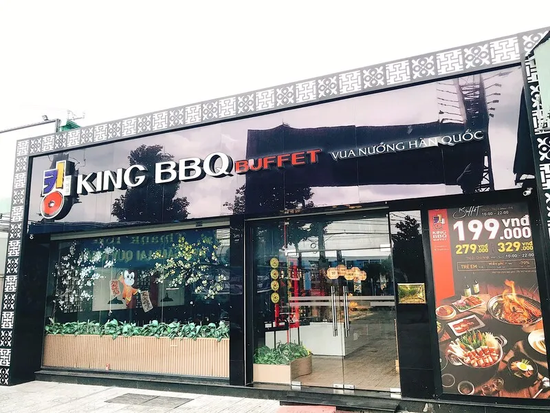 King BBQ Buffet Bến Tre với buffet nướng đa dạng
