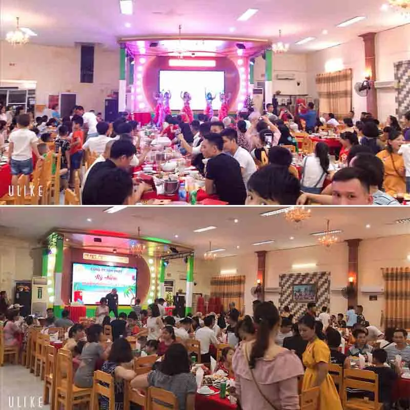 Phòng ăn nhà hàng Hải Yến