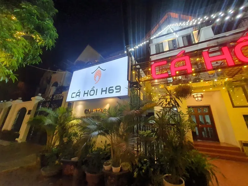 Canh măng cá hồi Sapa tươi ngon tại nhà hàng H69