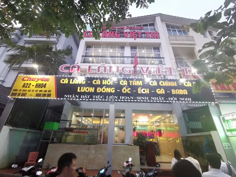 Cá lăng trộn hành tím đặc sản tại Việt Trì Việt Hưng