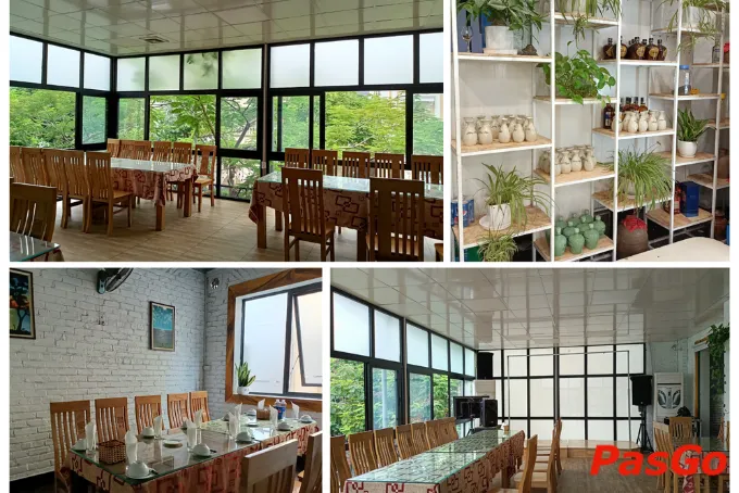 Không gian tổ chức tiệc sang trọng tại Ẩm Thực Hồng Hạc