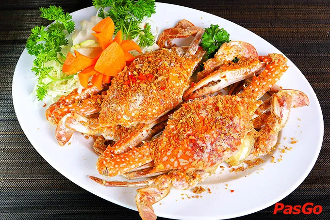 Menu hải sản phong phú tại Thế Giới Hải Sản