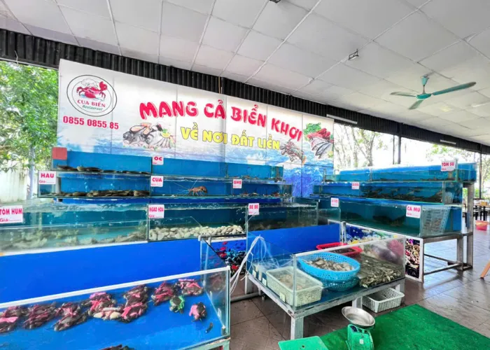 Nhà hàng biển Hải Tiến này thu hút thực khách với chất lượng hải sản tươi ngon, ngọt vị