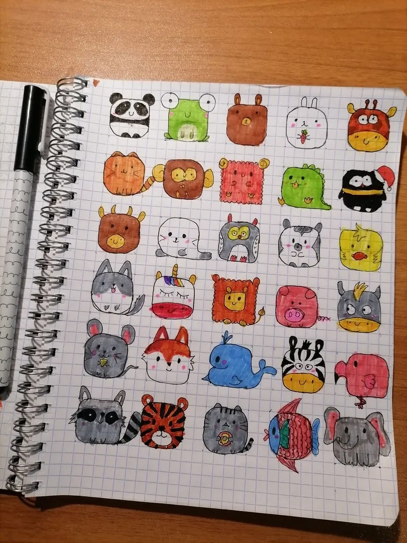 Những hình vẽ trang trí cực cute đơn giản cho người mới